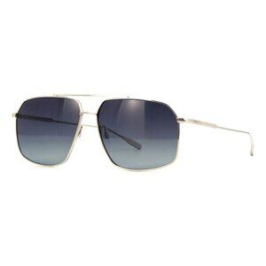 New BARTON PERREIRA Renzo Silver Polarised Square BP40031U 16X Sunglasses Women